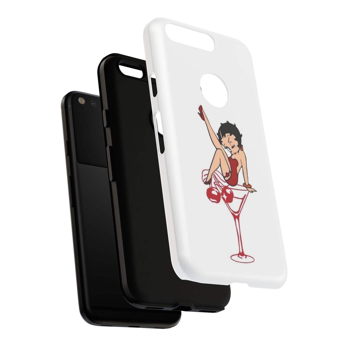 Betty Boop Martini Phone Case - Stylish Tough Cases for Fun Lovers