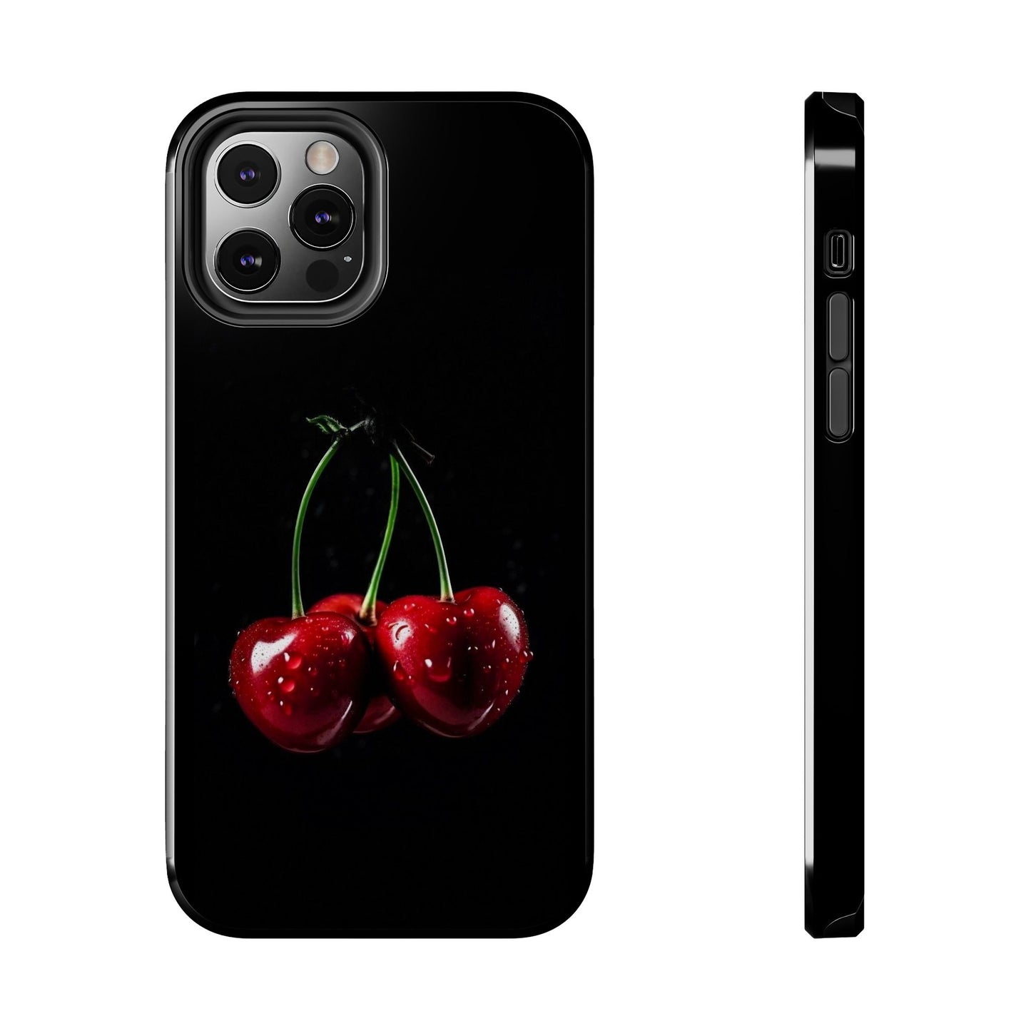 Cherry Splash Tough Phone Case - Durable, Stylish Protection