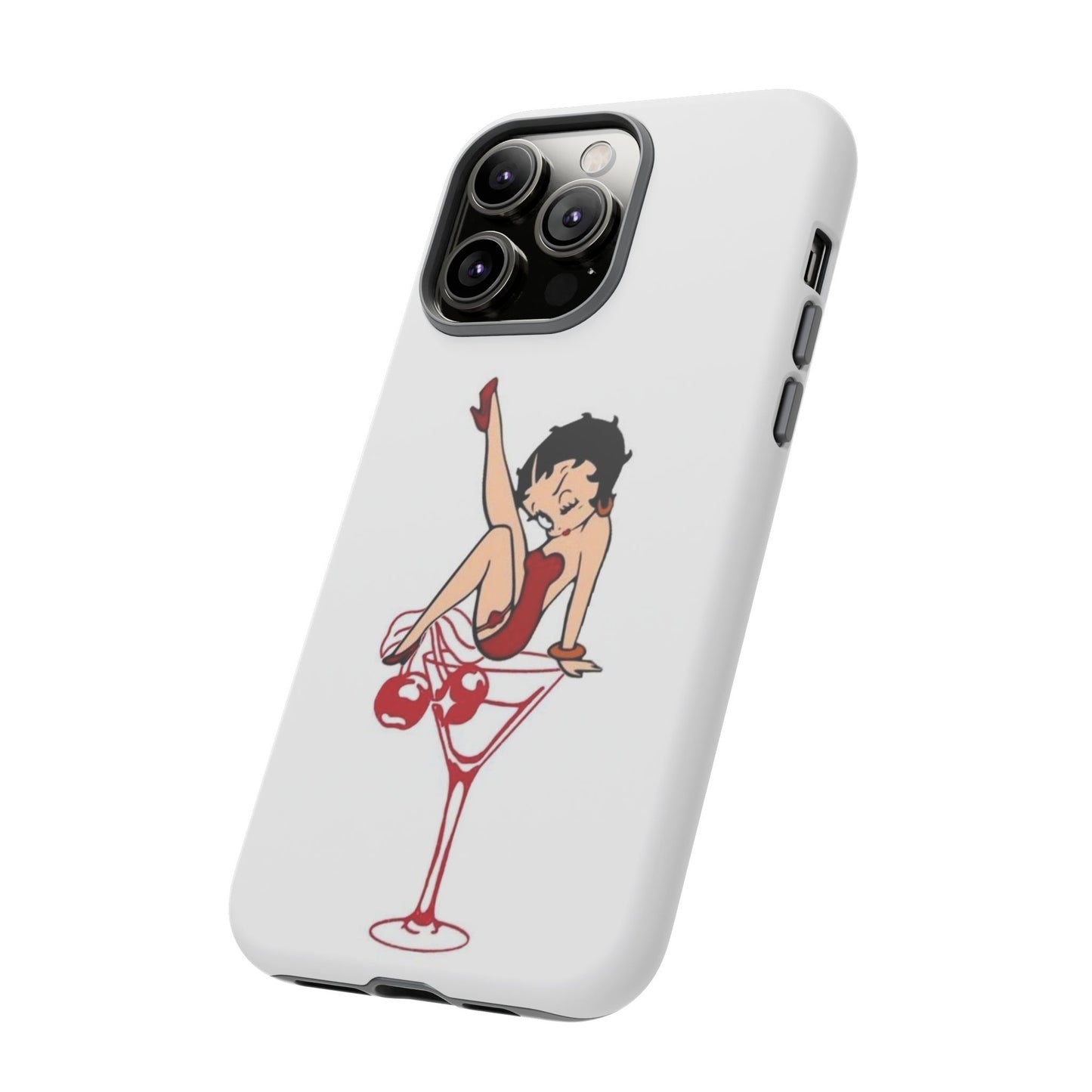 Betty Boop Martini Phone Case - Stylish Tough Cases for Fun Lovers