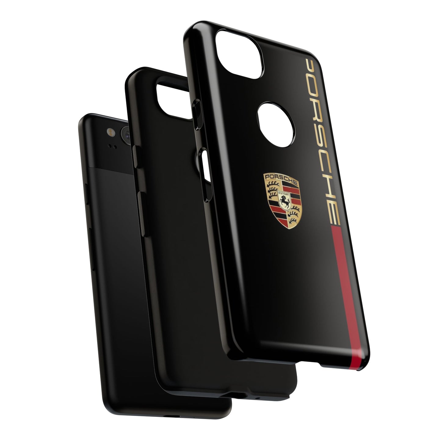 Porsche Tough Phone Case, Durable Car Lover Accessory, Protective Cover, Gift for Auto Enthusiasts, Racing Themed Phone Accessory