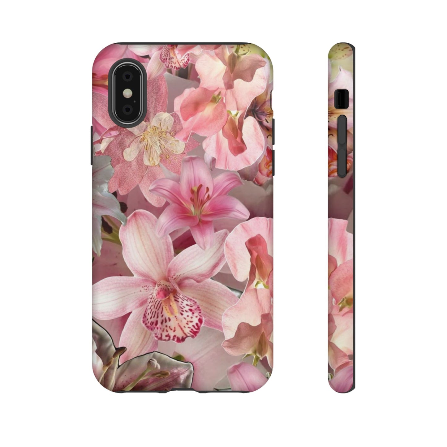 Phone Case - Matte & Glossy Tough Case Lily Flowers