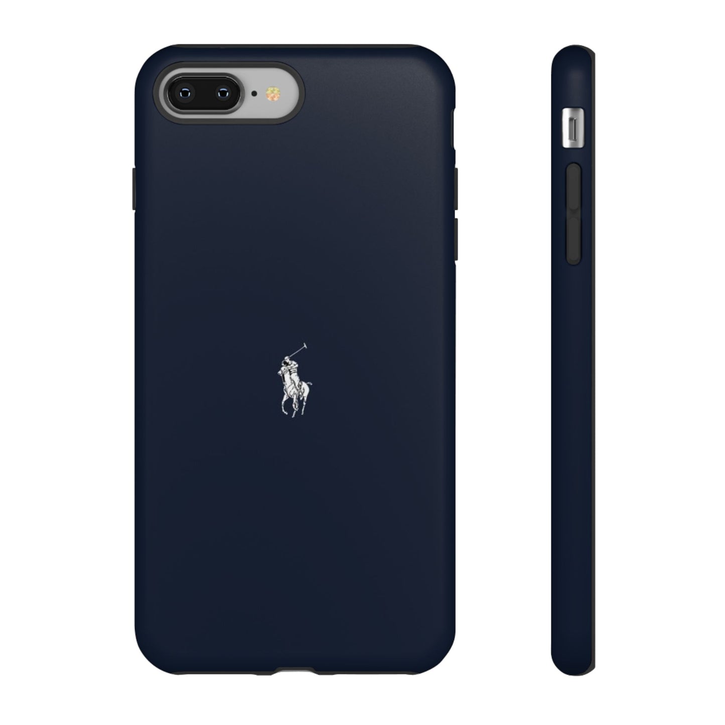 Navy Polo Logo Tough Phone Case — Slim Protective iPhone Cover