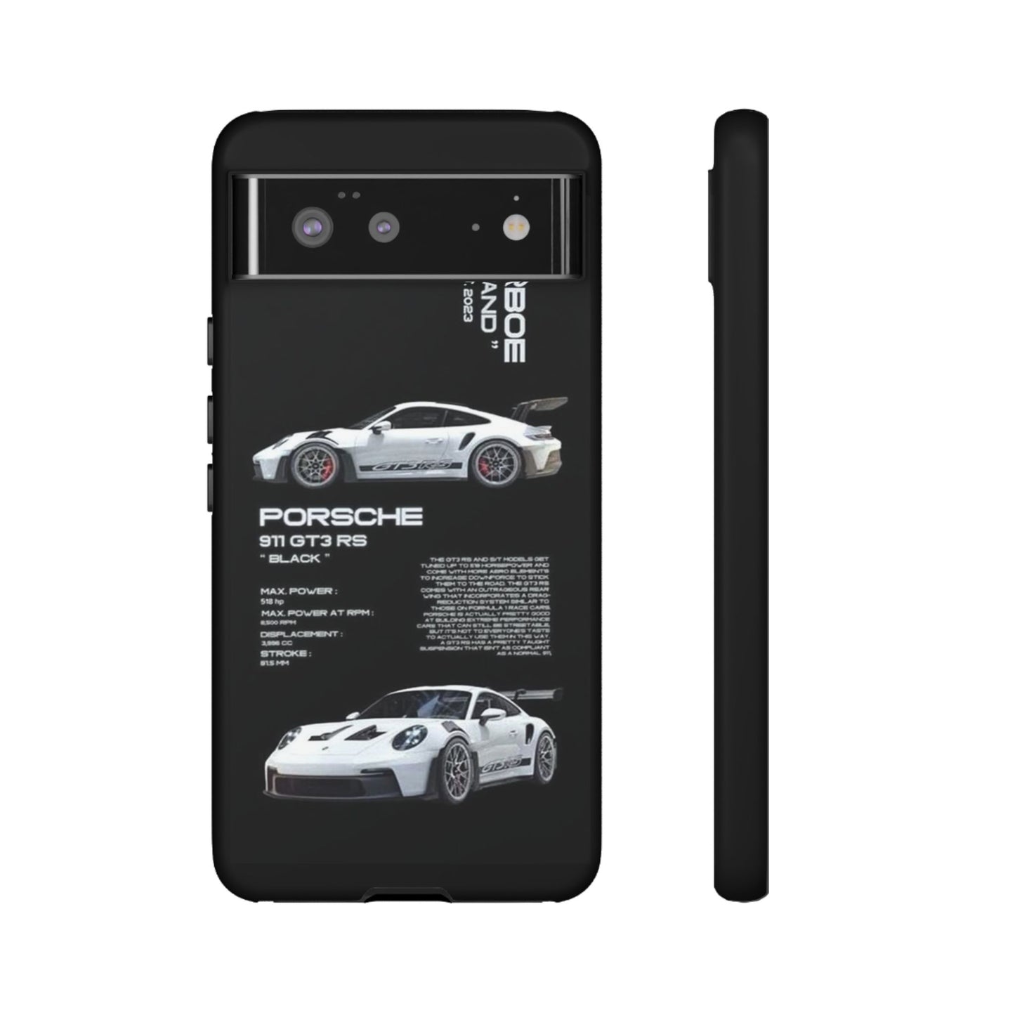 Porsche Phone Case, Tough Car Case, Automotive Gift, Racing Enthusiast Accessory, Stylish Smartphone Protection