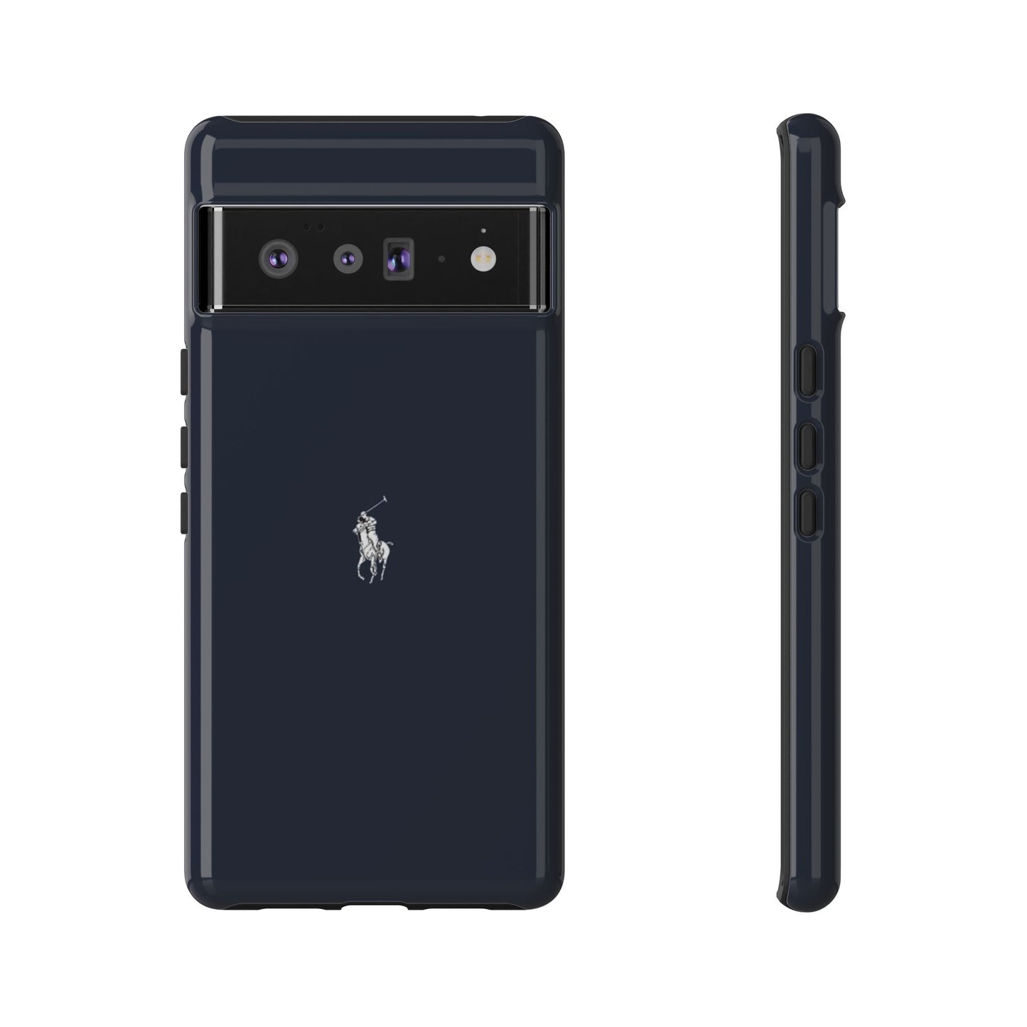 Navy Polo Logo Tough Phone Case — Slim Protective iPhone Cover