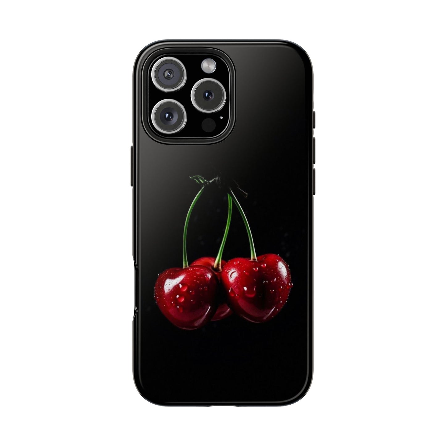 Cherry Splash Tough Phone Case - Durable, Stylish Protection