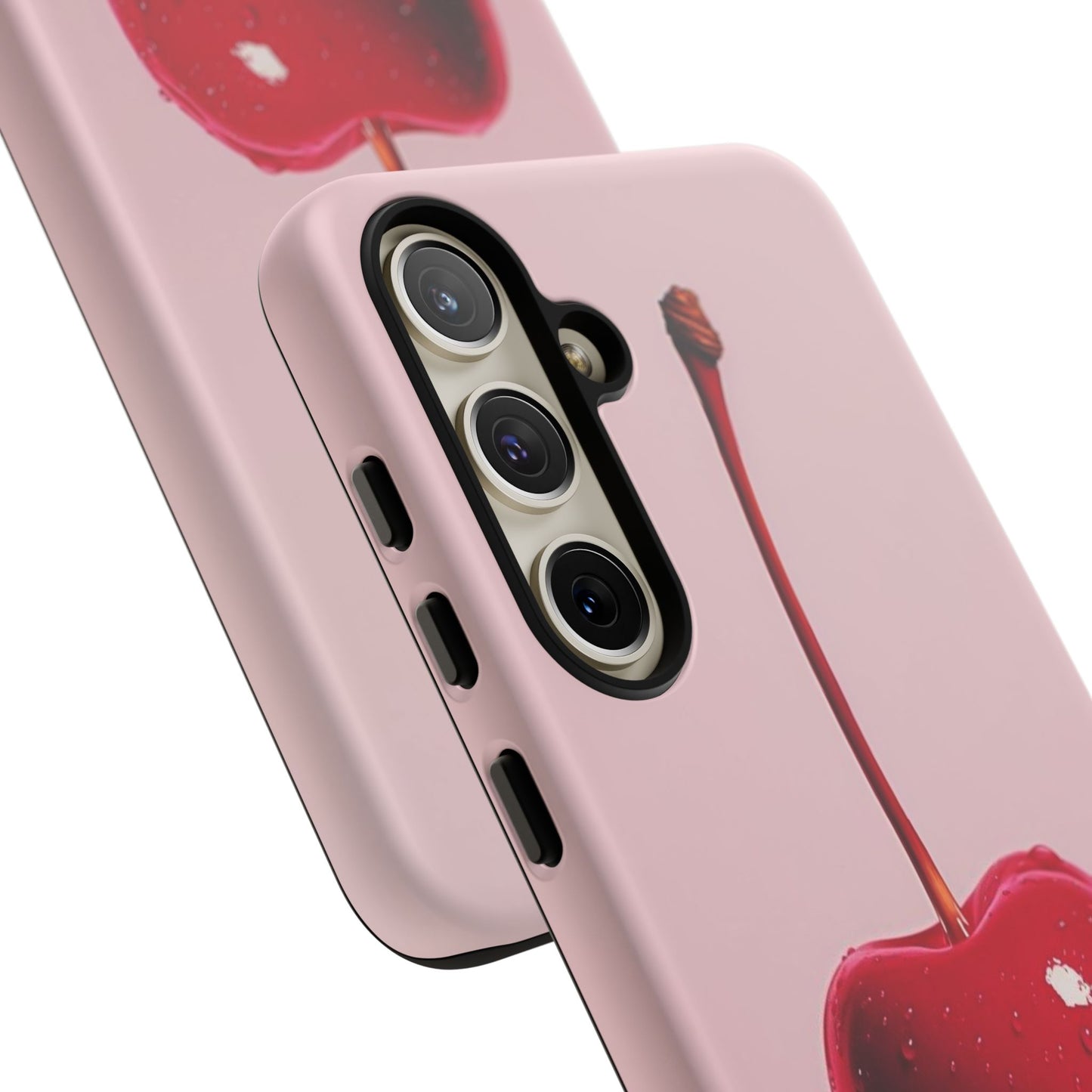 Cherry Drip Phone Case, Tough Phone Cover, Cute Cherry Accessory, Trendy Mobile Case, Kawaii Phone Case, Gift for Her