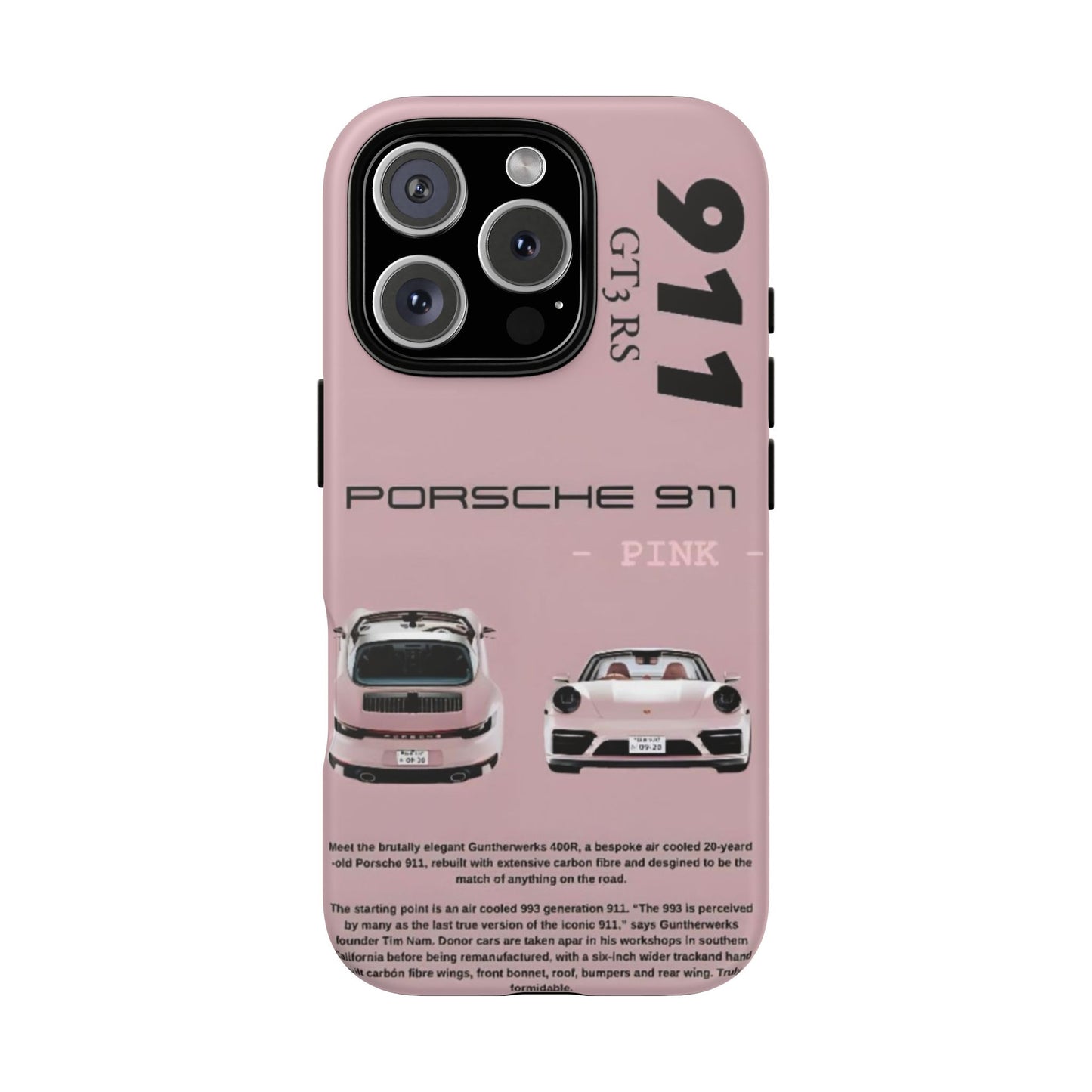 Porsche 911 Phone Case | Tough Cases for Car Lovers, Stylish Protection, Gift for Him/Her, Automotive Enthusiast