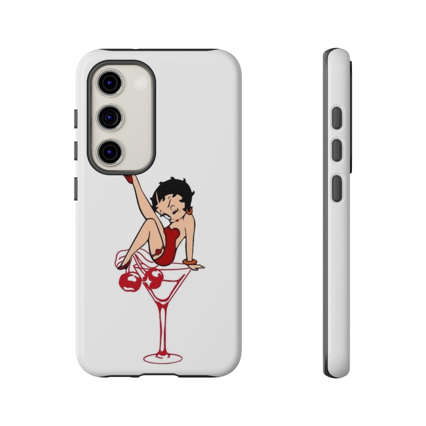 Betty Boop Martini Phone Case - Stylish Tough Cases for Fun Lovers
