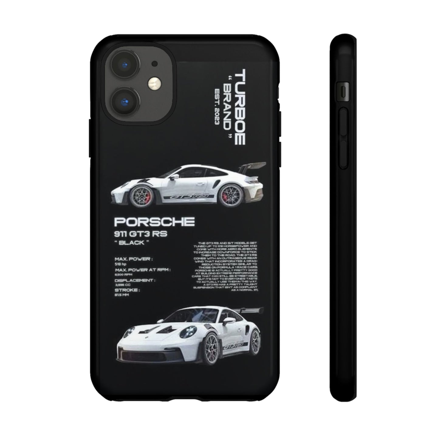 Porsche Phone Case, Tough Car Case, Automotive Gift, Racing Enthusiast Accessory, Stylish Smartphone Protection