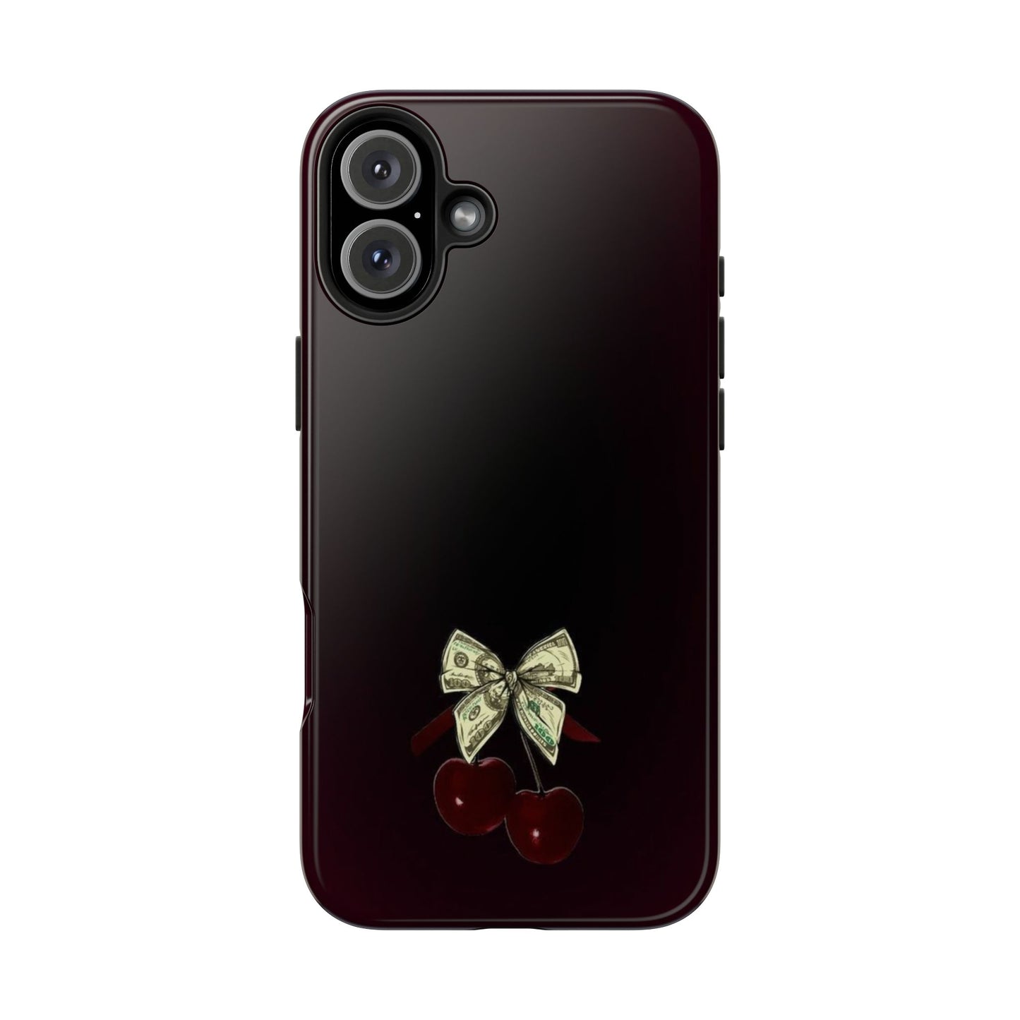 Cherry Bow Tough Phone Case - Stylish & Durable Protection