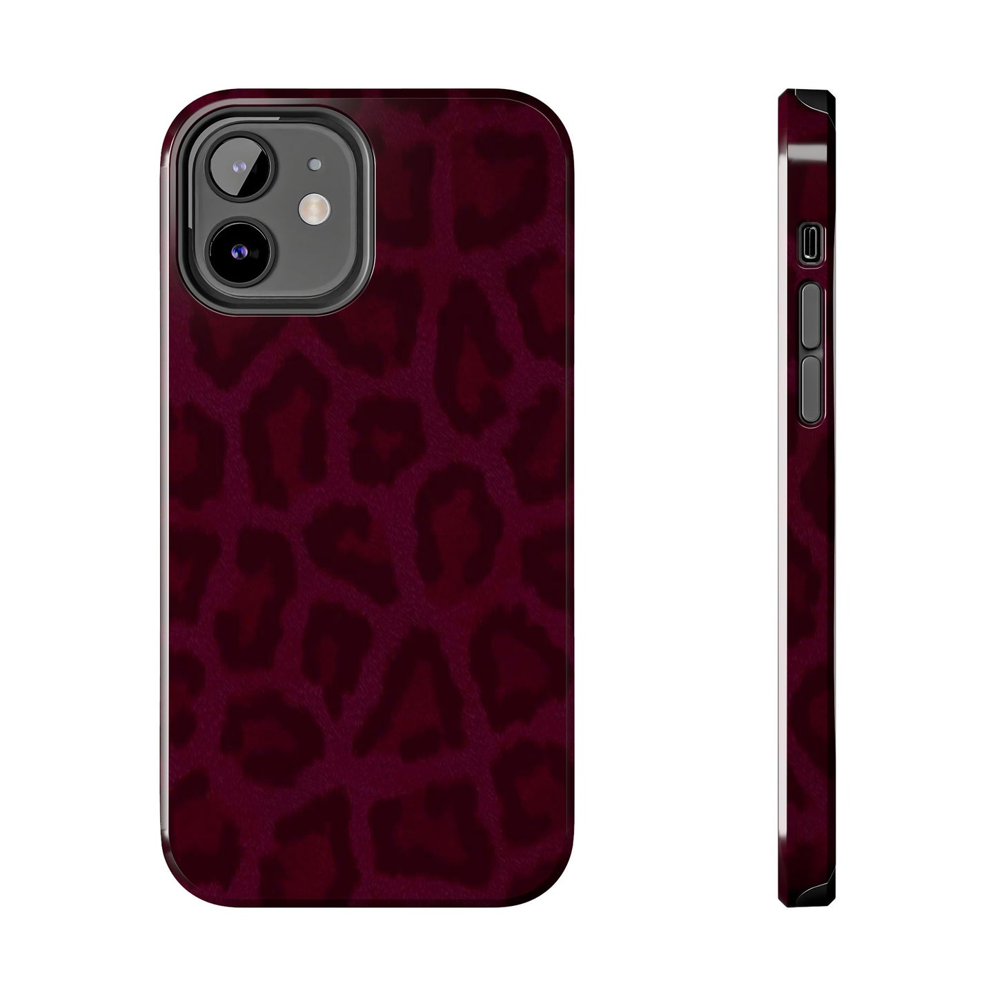 Chic Leopard Print Tough Phone Cases - Stylish Protection for Your Device