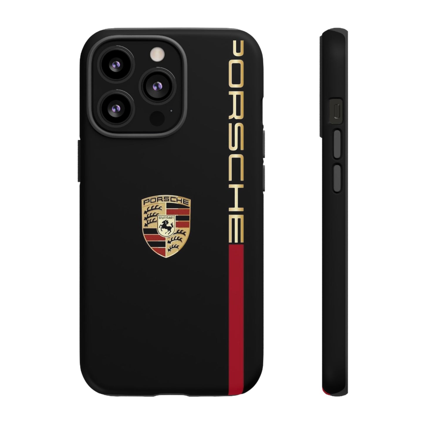 Porsche Tough Phone Case, Durable Car Lover Accessory, Protective Cover, Gift for Auto Enthusiasts, Racing Themed Phone Accessory
