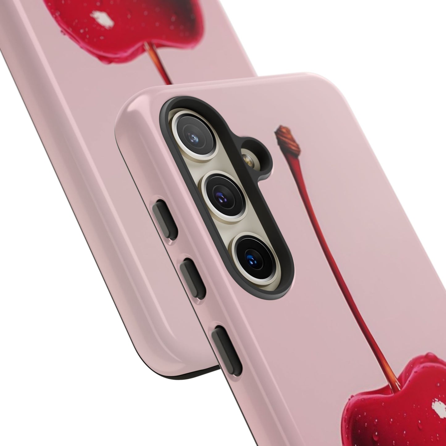 Cherry Drip Phone Case, Tough Phone Cover, Cute Cherry Accessory, Trendy Mobile Case, Kawaii Phone Case, Gift for Her