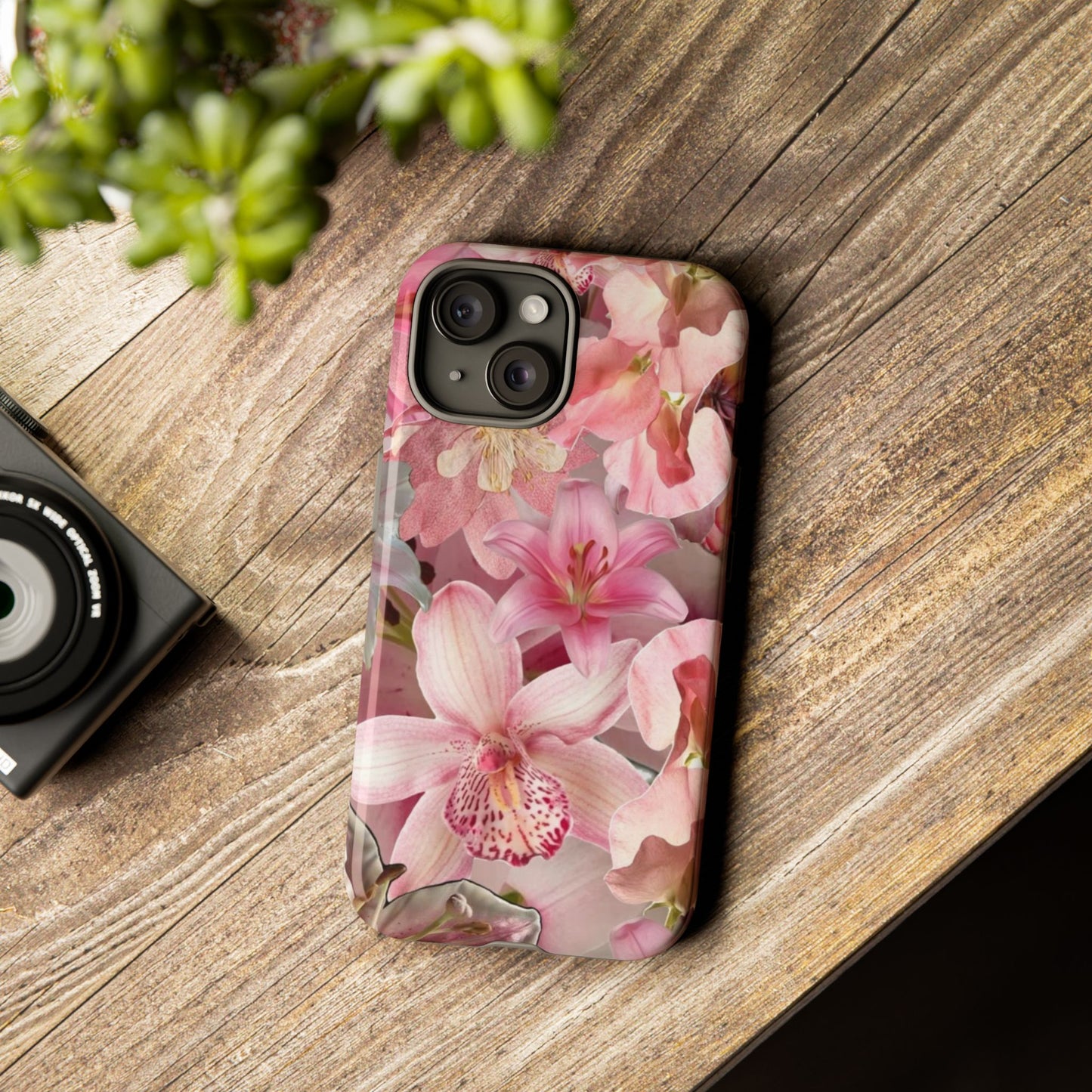 Phone Case - Matte & Glossy Tough Case Lily Flowers