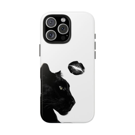 Elegant Panther Design Tough Phone Case - Stylish Protection for Animal Lovers