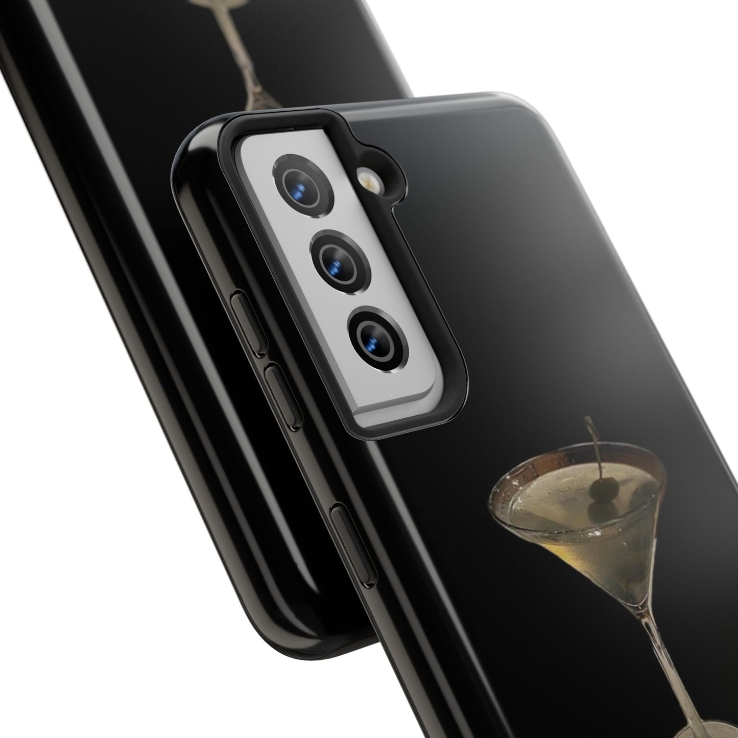 Stylish Martini Tough Phone Case - Perfect for Cocktail Lovers