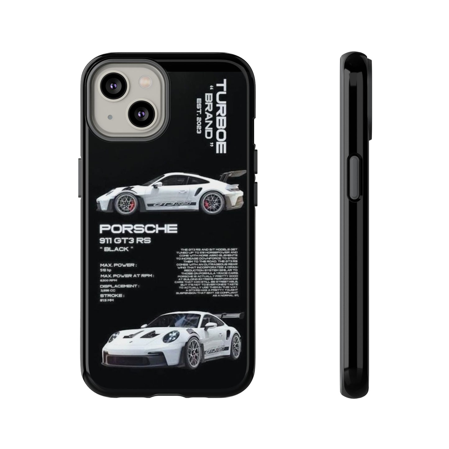 Porsche Phone Case, Tough Car Case, Automotive Gift, Racing Enthusiast Accessory, Stylish Smartphone Protection