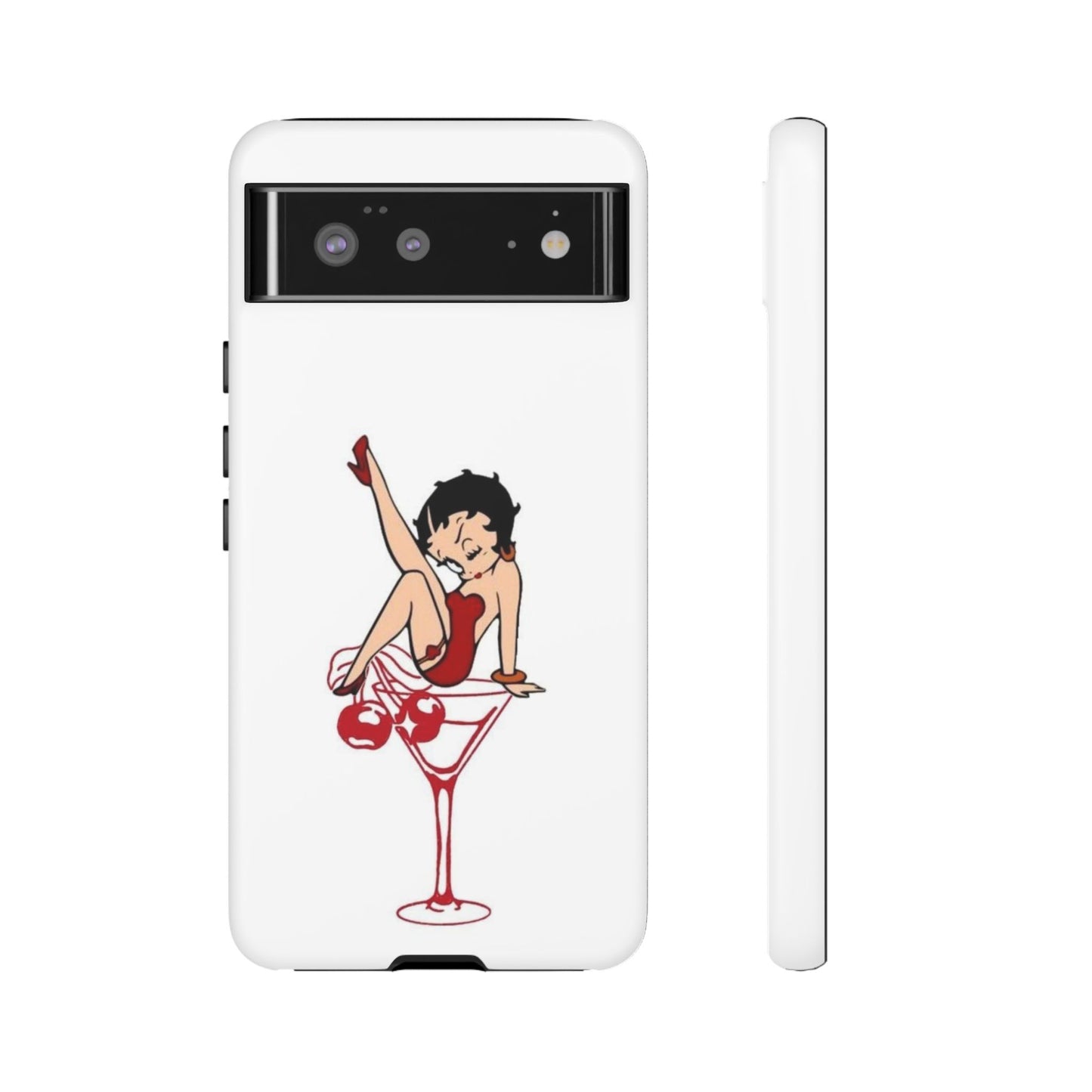 Betty Boop Martini Phone Case - Stylish Tough Cases for Fun Lovers