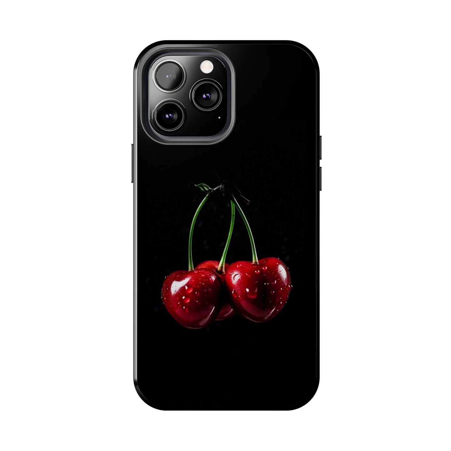 Cherry Splash Tough Phone Case - Durable, Stylish Protection