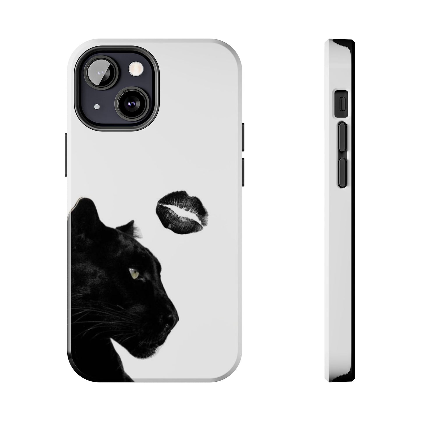 Elegant Panther Design Tough Phone Case - Stylish Protection for Animal Lovers