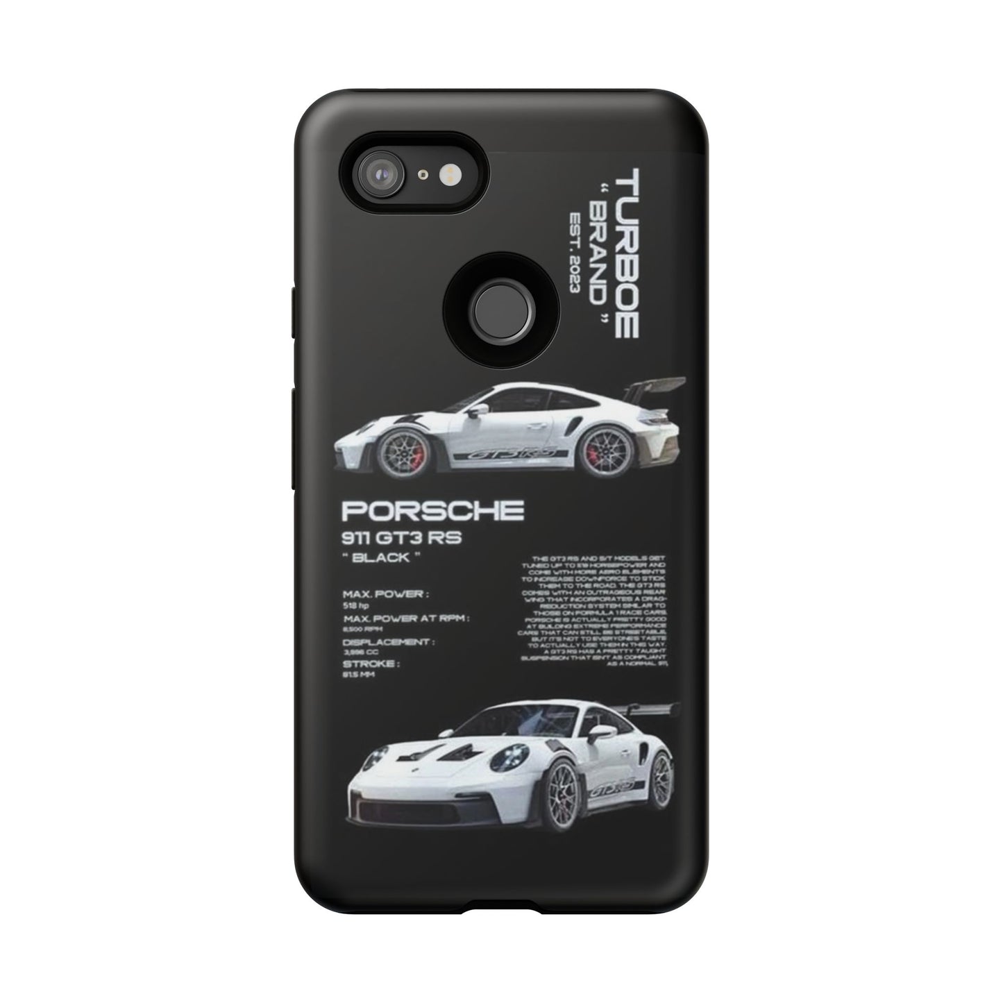 Porsche Phone Case, Tough Car Case, Automotive Gift, Racing Enthusiast Accessory, Stylish Smartphone Protection