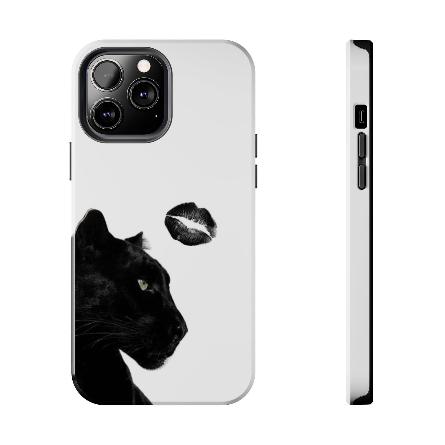 Elegant Panther Design Tough Phone Case - Stylish Protection for Animal Lovers