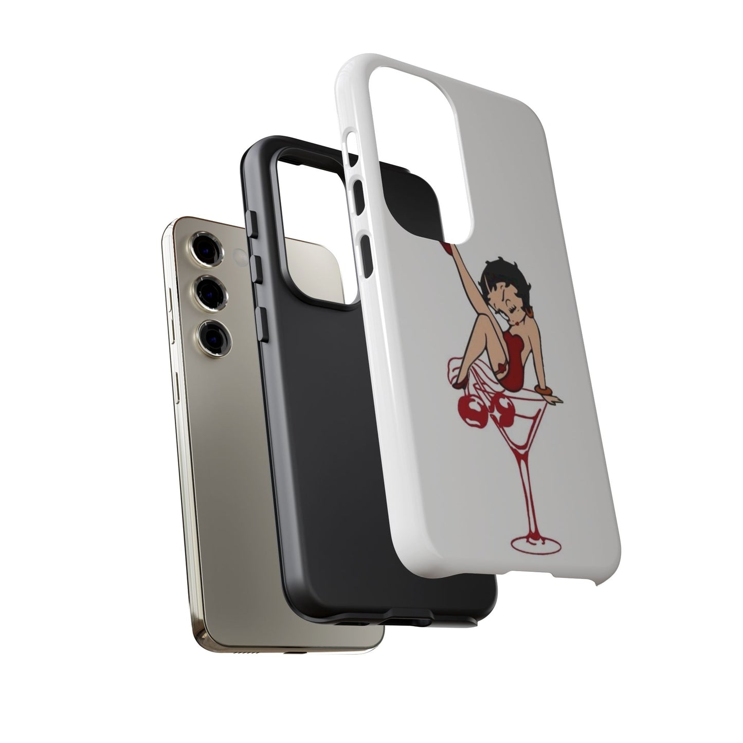 Betty Boop Martini Phone Case - Stylish Tough Cases for Fun Lovers