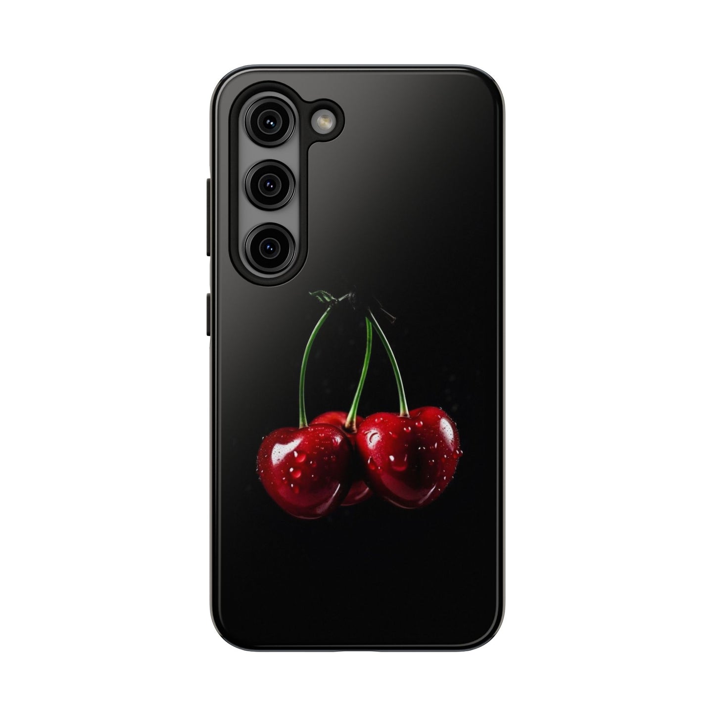 Cherry Splash Tough Phone Case - Durable, Stylish Protection