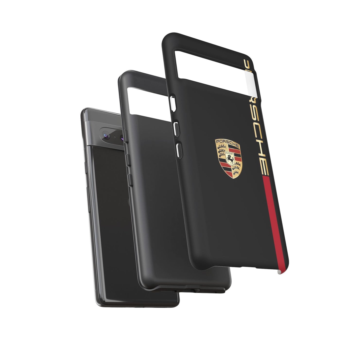 Porsche Tough Phone Case, Durable Car Lover Accessory, Protective Cover, Gift for Auto Enthusiasts, Racing Themed Phone Accessory