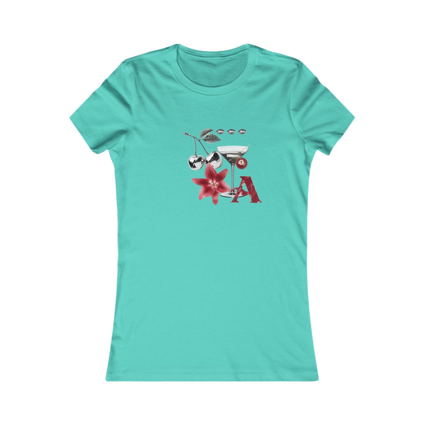 Women's Cocktail Themed Tee, Fun T-Shirt, Perfect for Summer Parties, Casual Wear, Gift for Cocktail Lovers