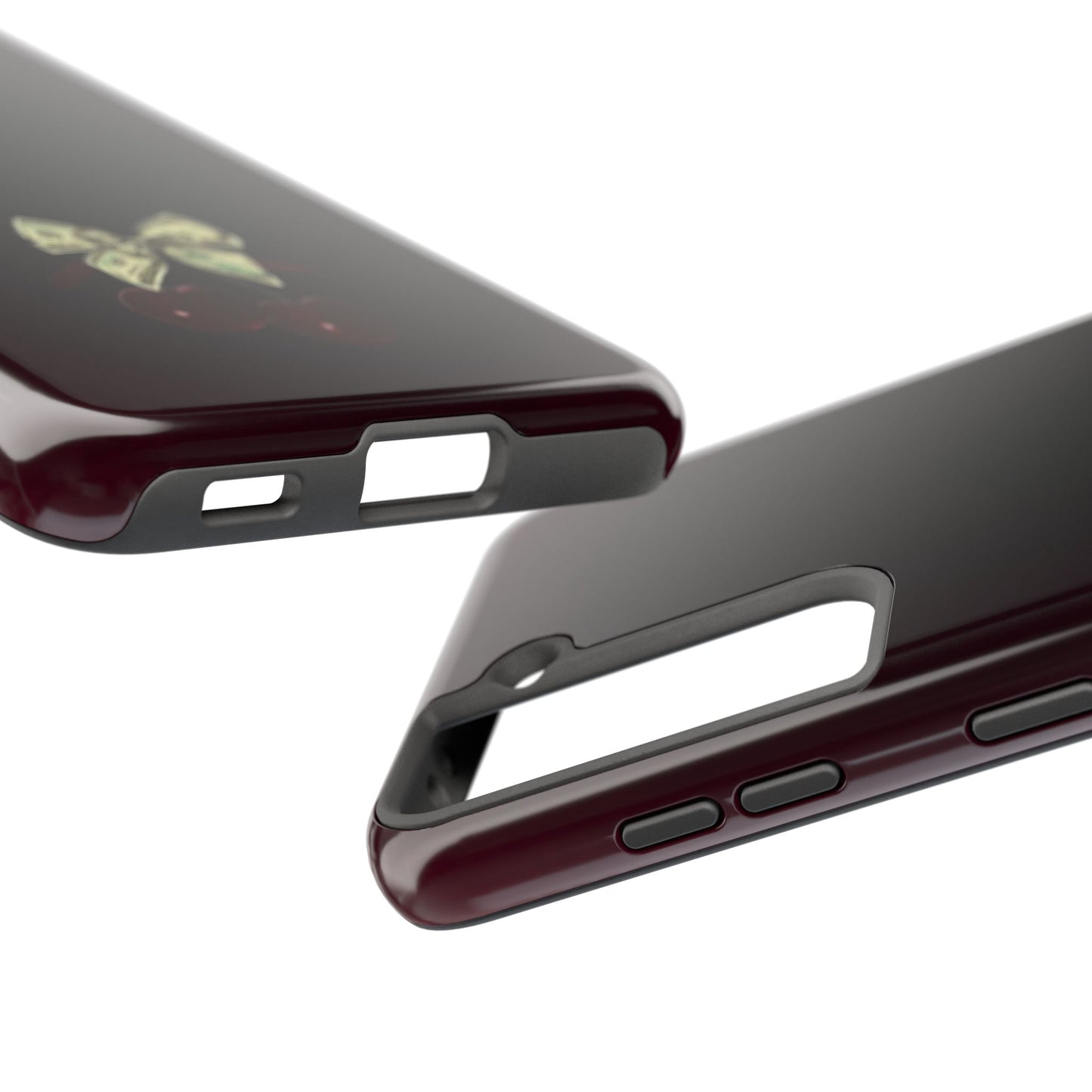Cherry Bow Tough Phone Case - Stylish & Durable Protection