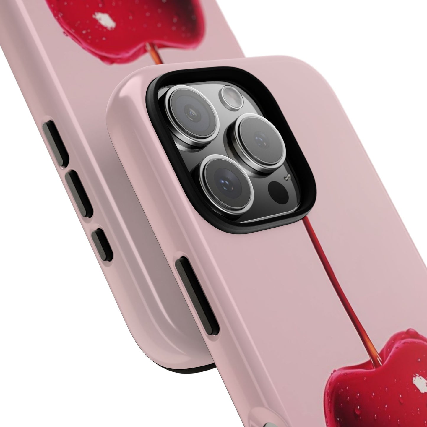 Cherry Drip Phone Case, Tough Phone Cover, Cute Cherry Accessory, Trendy Mobile Case, Kawaii Phone Case, Gift for Her