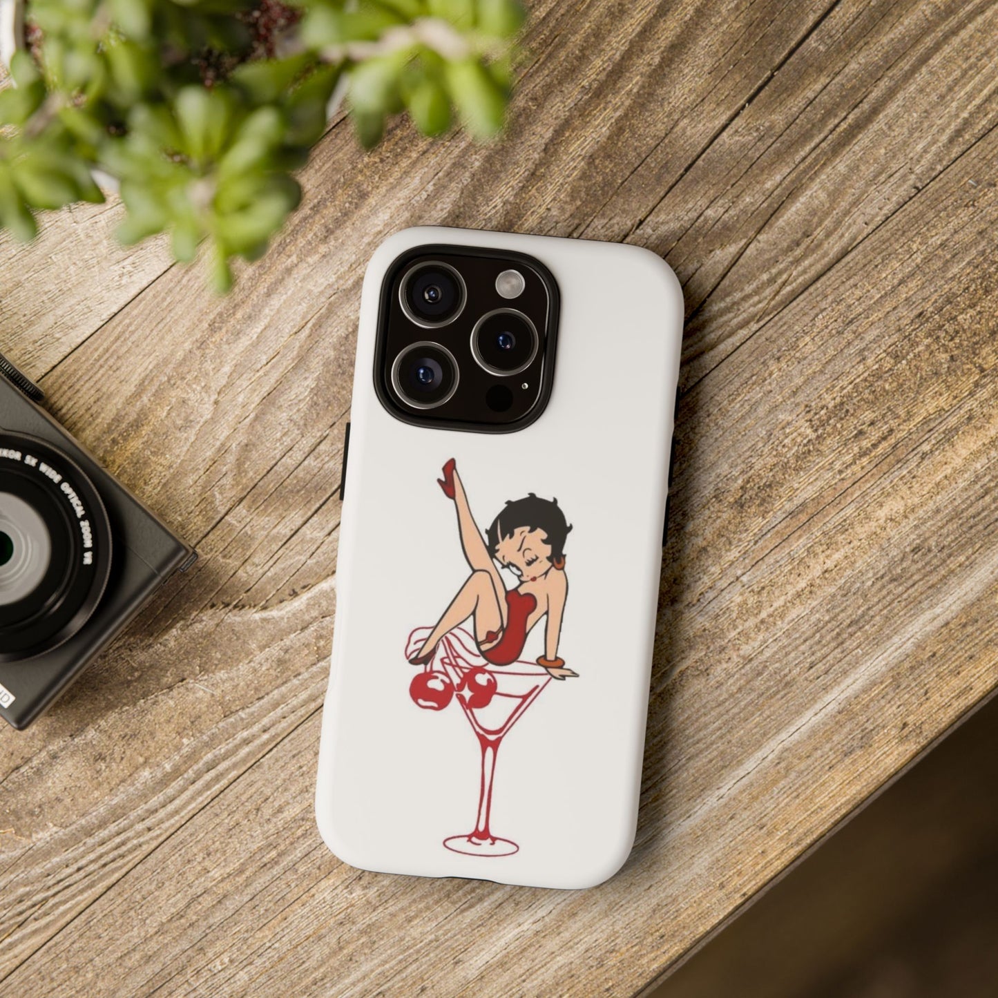 Betty Boop Martini Phone Case - Stylish Tough Cases for Fun Lovers