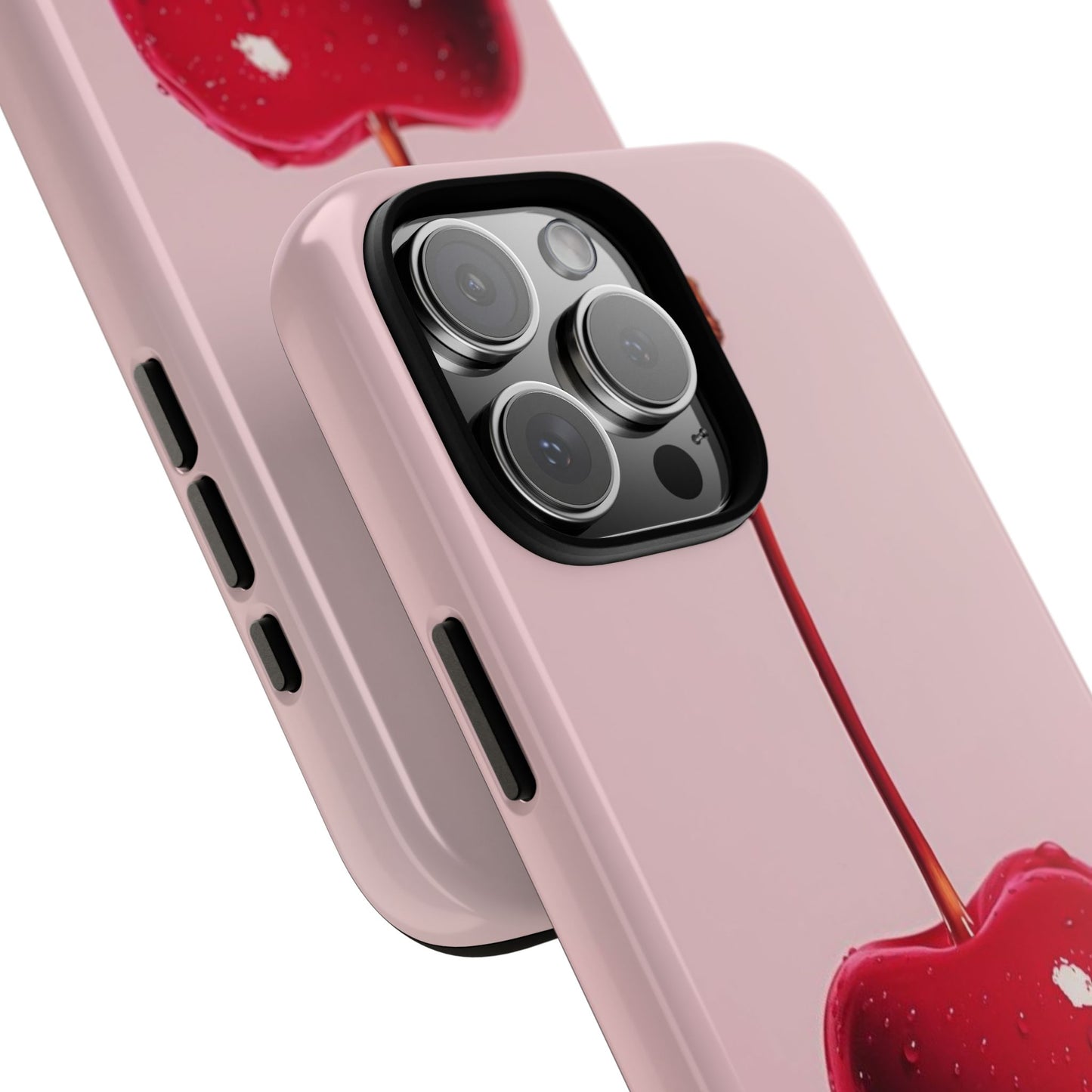 Cherry Drip Phone Case, Tough Phone Cover, Cute Cherry Accessory, Trendy Mobile Case, Kawaii Phone Case, Gift for Her