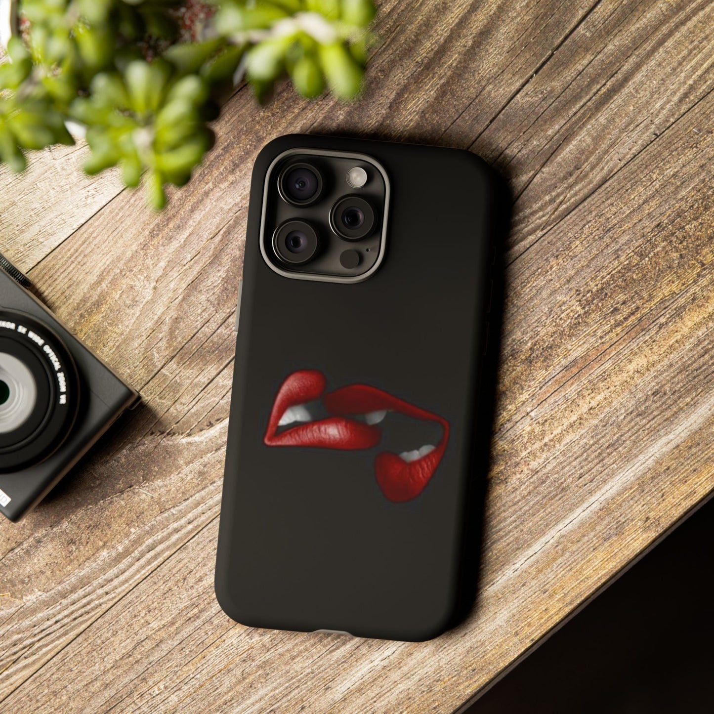 Bold Lip Phone Case - Tough Cases, Unique Gift, Trendy Accessory, Statement Item, Everyday Use