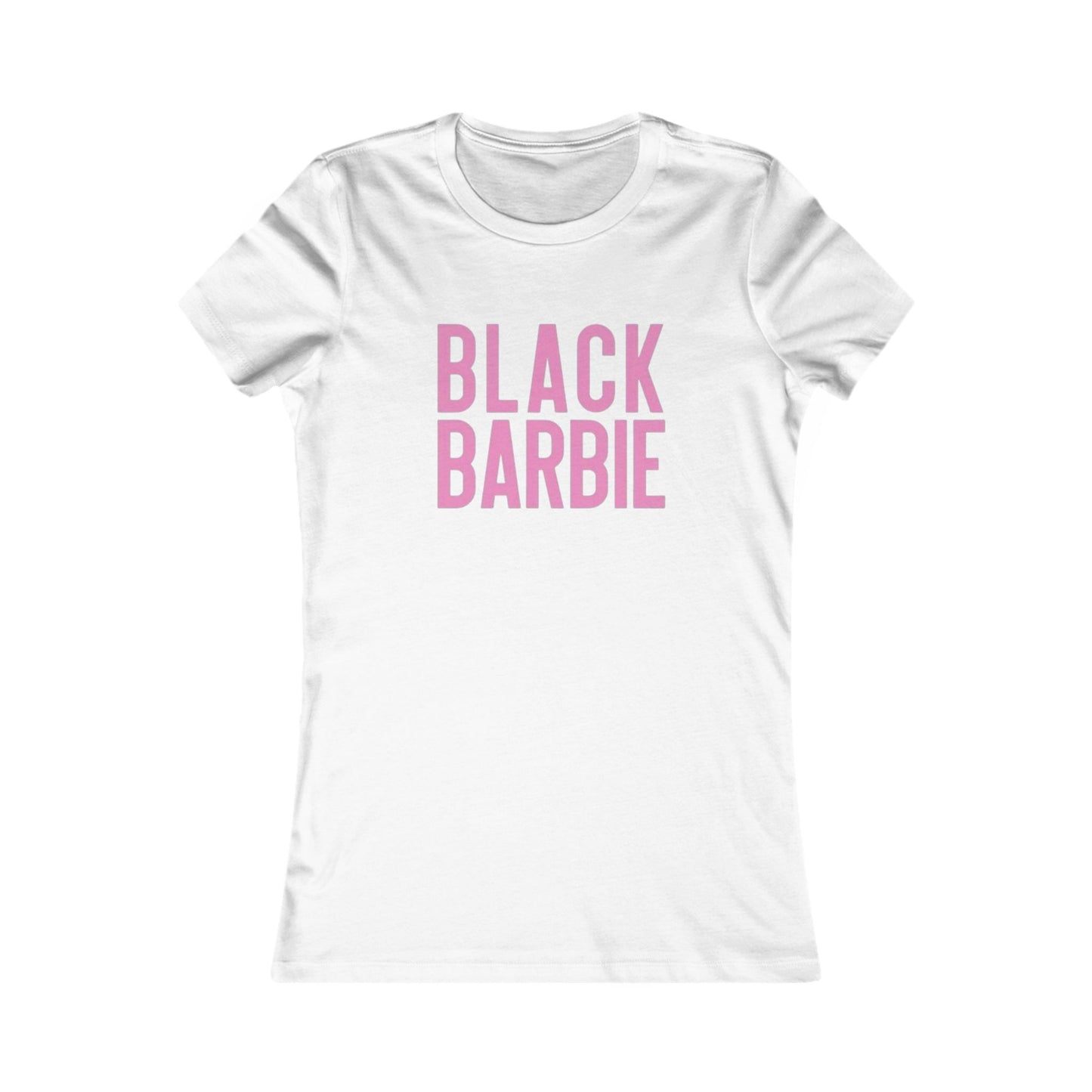 Black Barbie Women's Tee - Trendy Graphic Shirt, Cute Casual Wear, Gifts for Her, Birthday Present, Fashion Statement