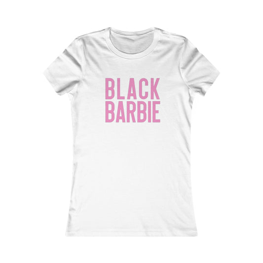 Black Barbie Women's Tee - Trendy Graphic Shirt, Cute Casual Wear, Gifts for Her, Birthday Present, Fashion Statement