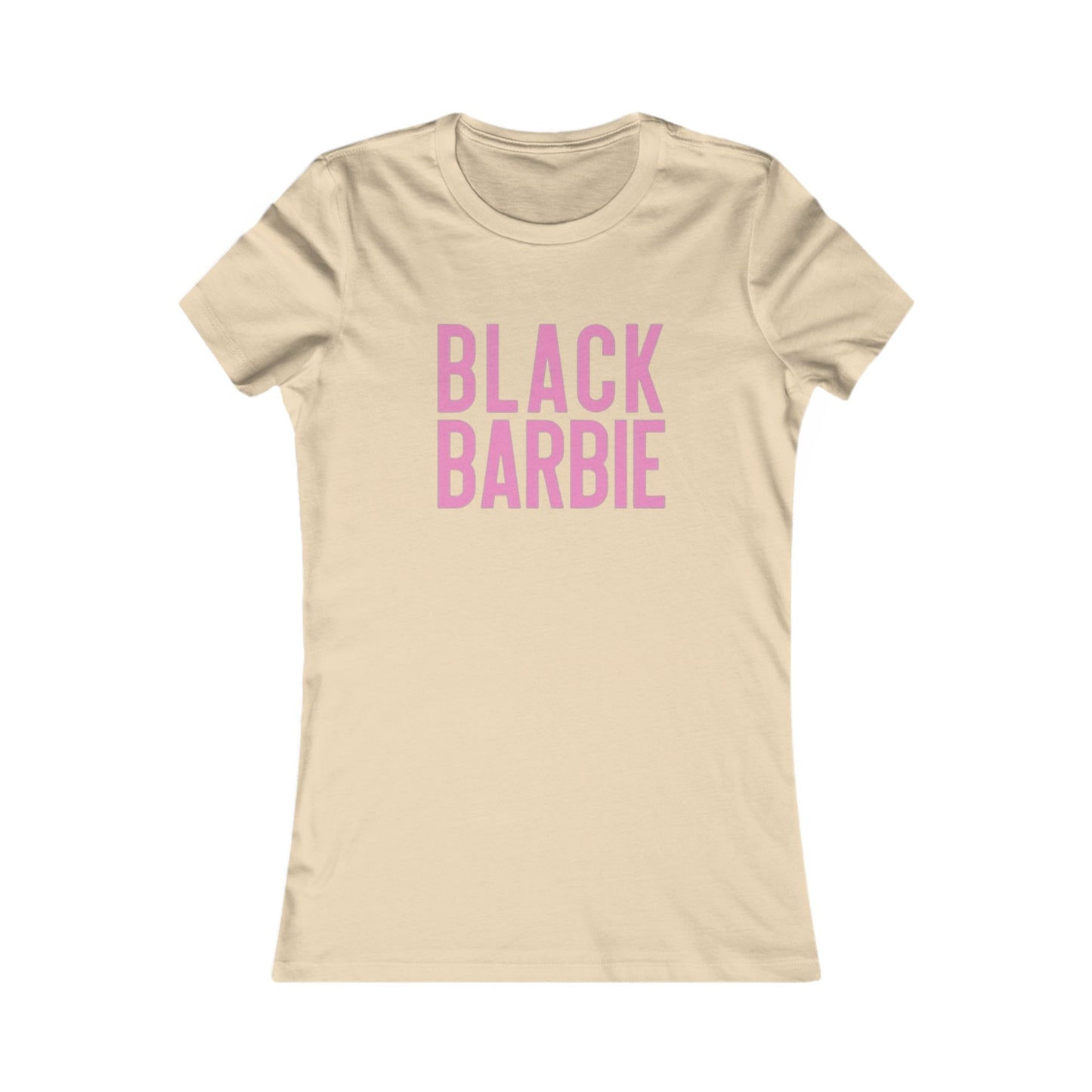 Black Barbie Women's Tee - Trendy Graphic Shirt, Cute Casual Wear, Gifts for Her, Birthday Present, Fashion Statement