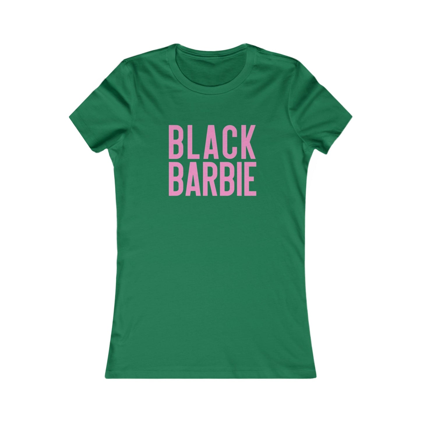 Black Barbie Women's Tee - Trendy Graphic Shirt, Cute Casual Wear, Gifts for Her, Birthday Present, Fashion Statement