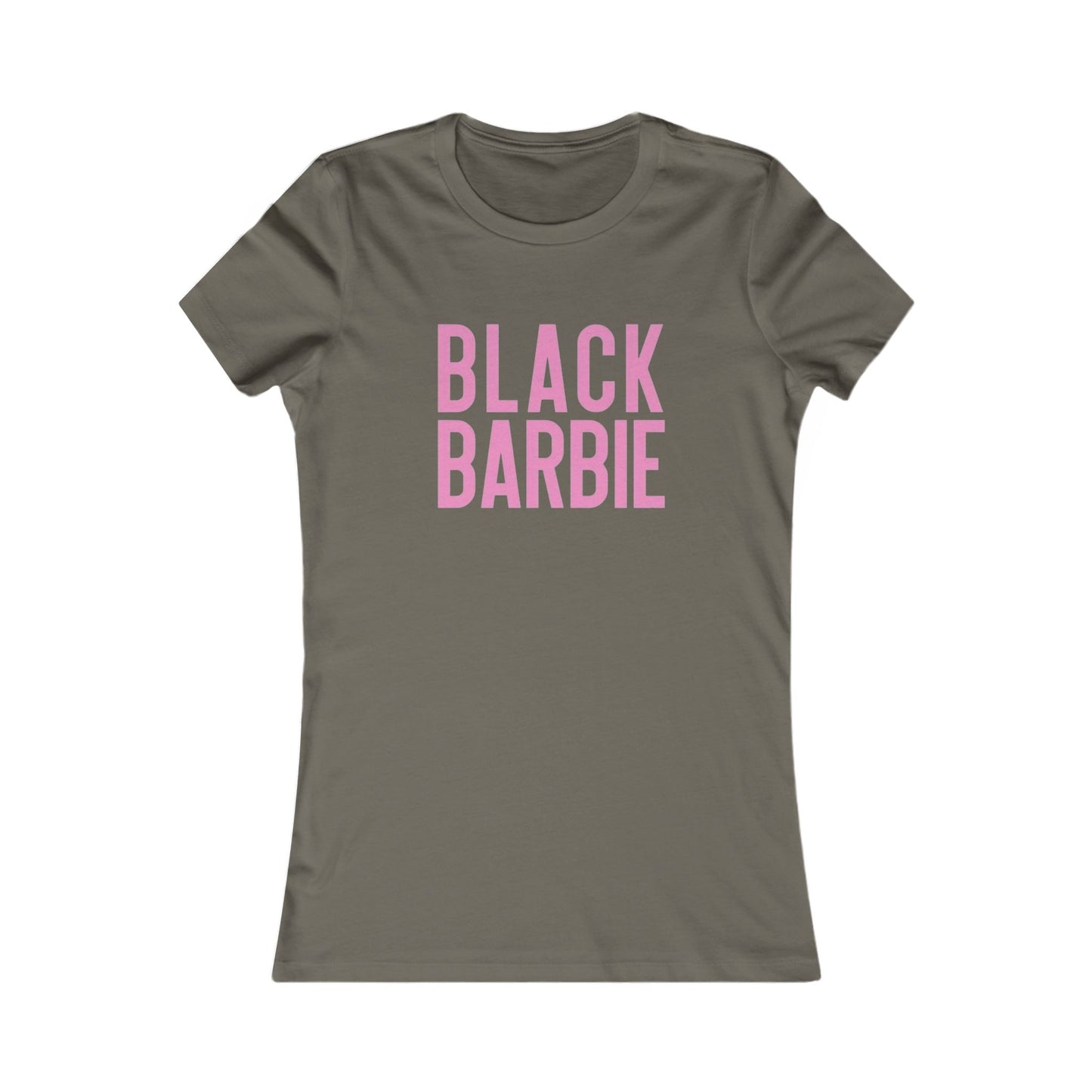 Black Barbie Women's Tee - Trendy Graphic Shirt, Cute Casual Wear, Gifts for Her, Birthday Present, Fashion Statement