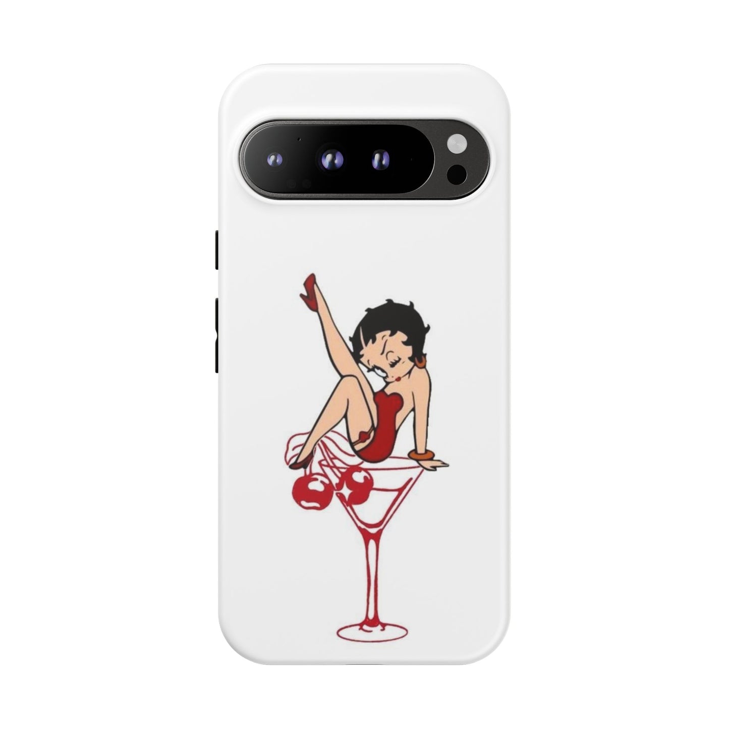 Betty Boop Martini Phone Case - Stylish Tough Cases for Fun Lovers