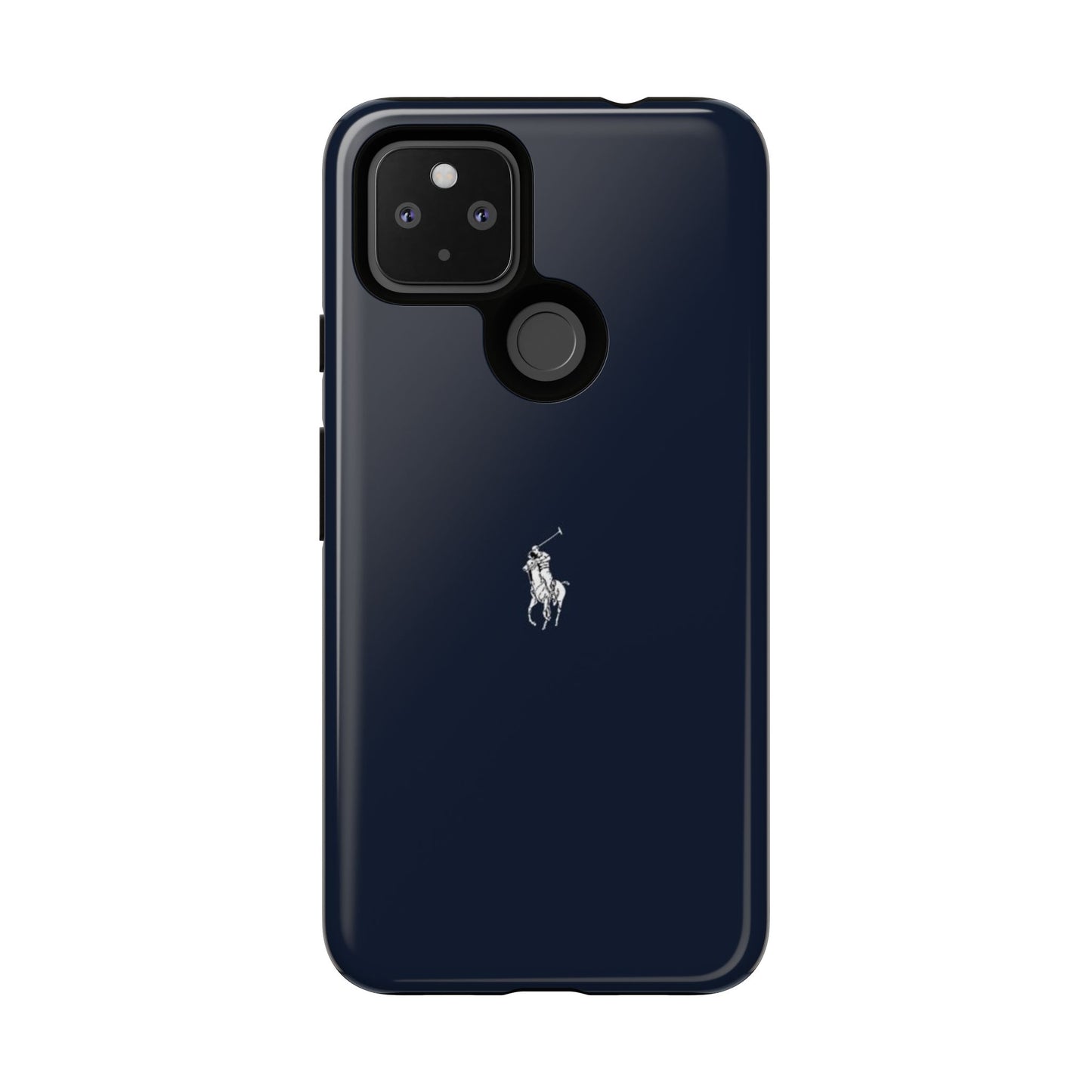 Navy Polo Logo Tough Phone Case — Slim Protective iPhone Cover