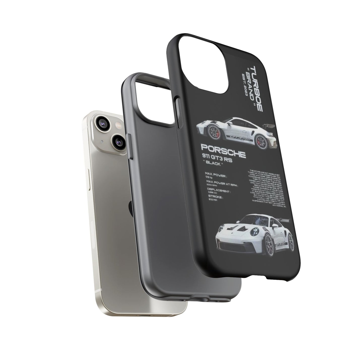 Porsche Phone Case, Tough Car Case, Automotive Gift, Racing Enthusiast Accessory, Stylish Smartphone Protection
