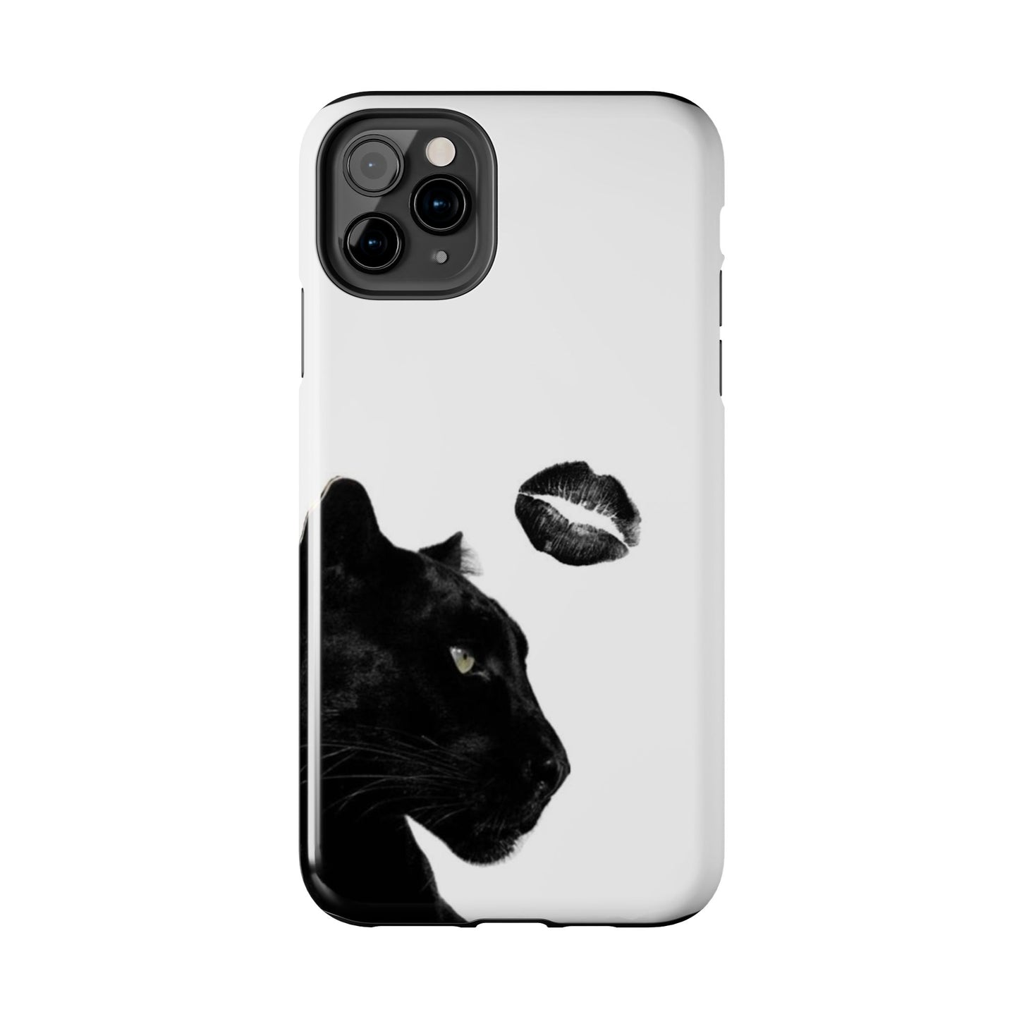 Elegant Panther Design Tough Phone Case - Stylish Protection for Animal Lovers