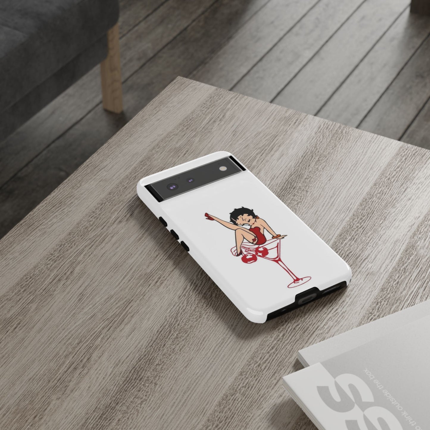 Betty Boop Martini Phone Case - Stylish Tough Cases for Fun Lovers