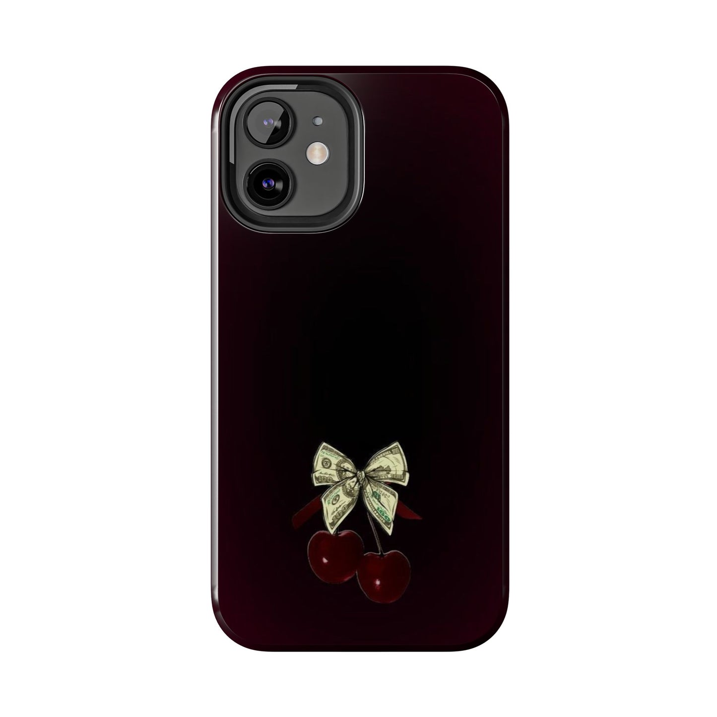 Cherry Bow Tough Phone Case - Stylish & Durable Protection