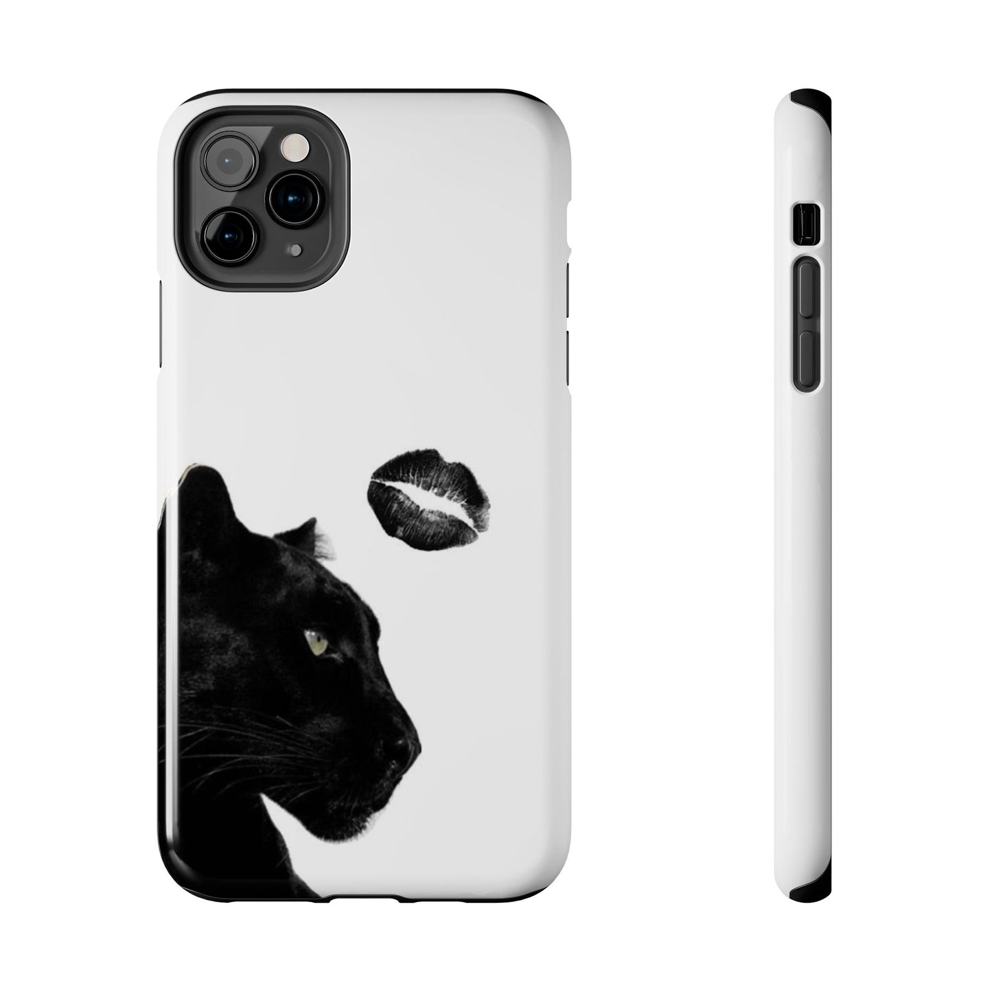 Elegant Panther Design Tough Phone Case - Stylish Protection for Animal Lovers