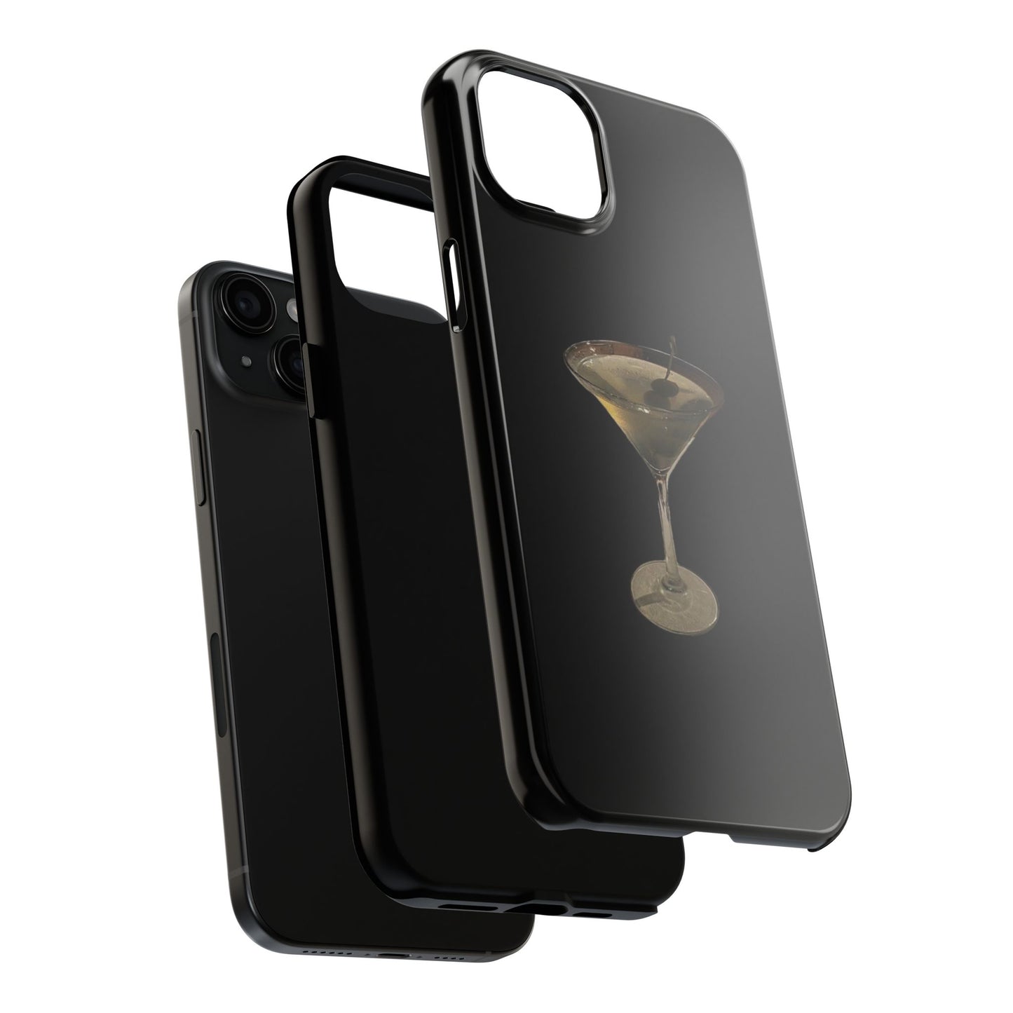 Stylish Martini Tough Phone Case - Perfect for Cocktail Lovers