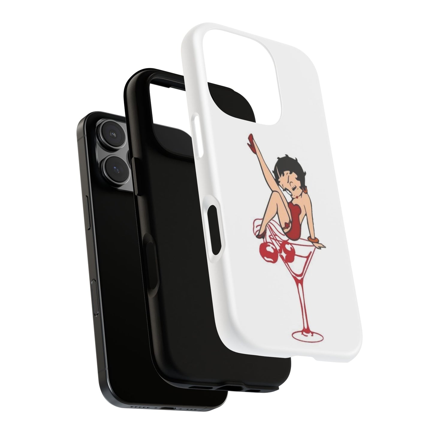 Betty Boop Martini Phone Case - Stylish Tough Cases for Fun Lovers