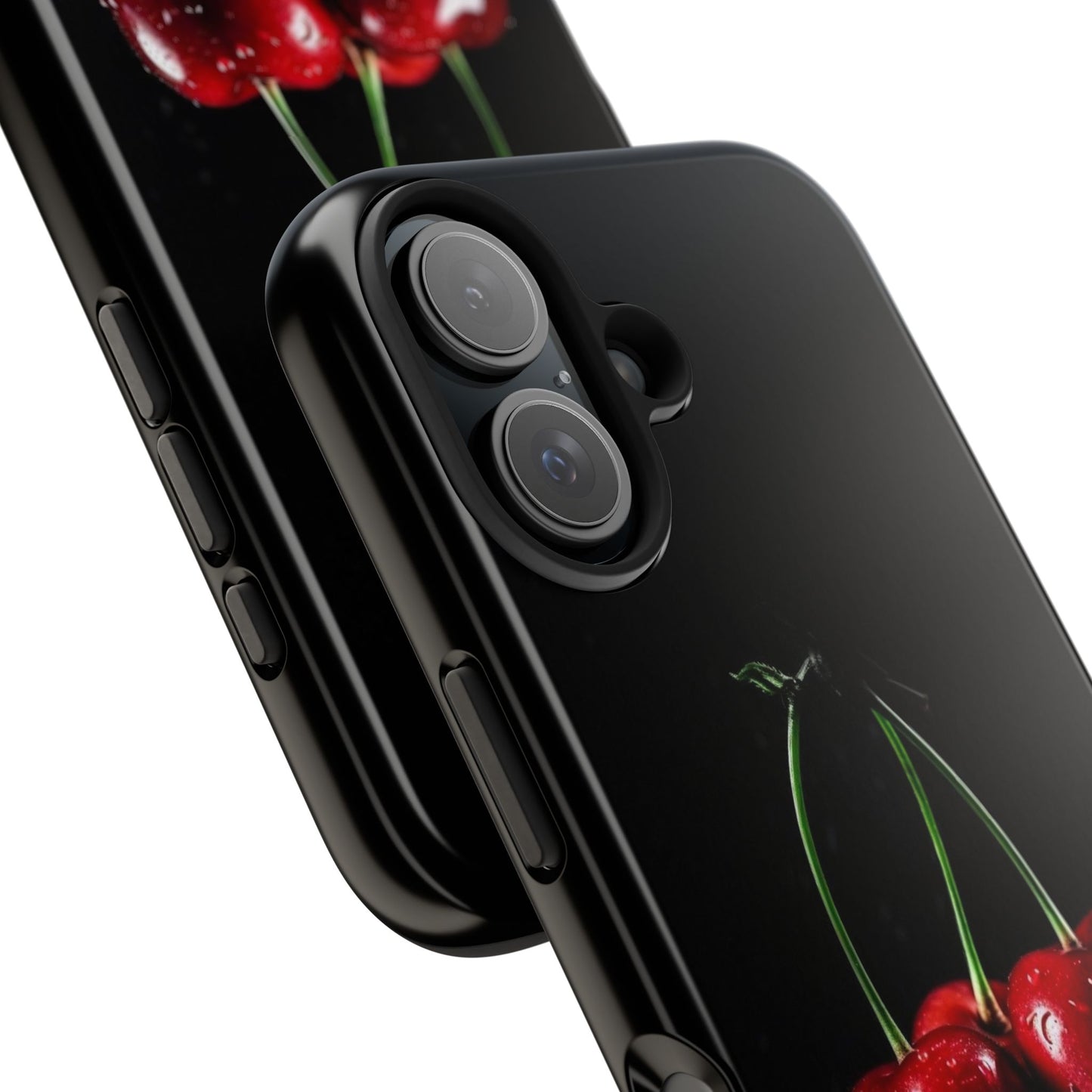 Cherry Splash Tough Phone Case - Durable, Stylish Protection